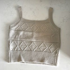 cream colored sweater